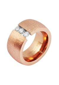 Adelia's - Damen Edelstahl Ring - roségold