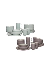 Ritzenhoff & Breker XXL Kombiservice Jasper 32er Set mint-taupe - JASPER - mint-taupe