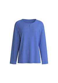 CALIDA - Damen Langarm-Shirt Late Bloom M&M - deep cobalt