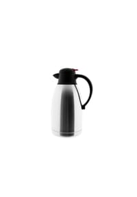 ALMINA® - Isolierkanne 2,0L Thermoskanne in Silber aus Edelstahl Kaffeekanne Teekanne - Silber OneSize