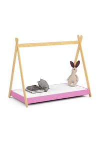 Akord - Smile Kinderbett mit Matratze - rosa