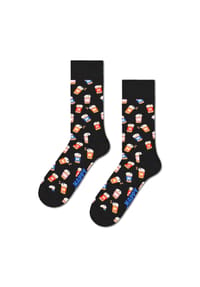 HAPPY SOCKS - Socken Take Away Latte - 9000 BLACK