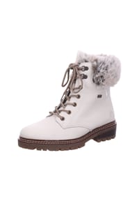 remonte® - Glattleder Stiefelette - Weiß