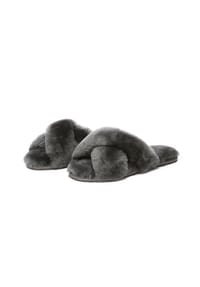 EVERAU® - Damen Crossover Slides Dove - CREAM