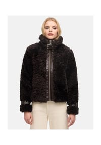 NAVAHOO® - Plüschjacke Wuschelwonne 14 - Black