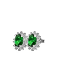 Adelia's - Damen Ohrstecker aus 925 Silber mit Zirkonia - silber