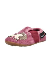 HAFLINGER - Wolle Hausschuhe EVEREST UNICORN - Rose