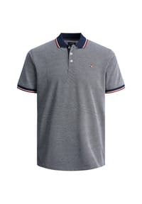 JACK & JONES - Polo Shirt Poloshirt Polohemd JPRBLUWIN POLO Shortsleeve - blau