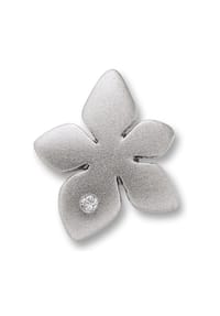 ONE ELEMENT - Zirkonia Blume Anhänger aus 925 Silber - silber