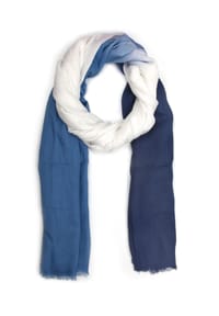 collezione alessandro® - Schal Danai reines Naturmaterial - marine