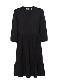 s.Oliver - Volantkleid, 3/4-Arm, Sommerkleid für Damen - 02B1 WHITE