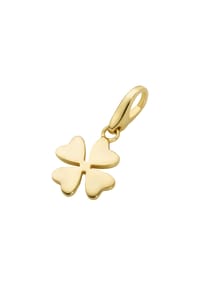 GIORGIO MARTELLO MILANO - Charm Kleeblatt, vergoldet, Silber 925 - Gold