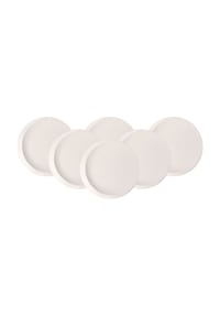 Villeroy & Boch Schale tief NewMoon ø 29 cm 6er Set weiß - NEWMOON - weiß