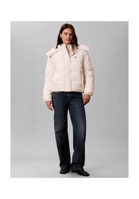 Calvin Klein Jeans - Steppjacke, Stehkragen, für Damen - UB1 BLACK