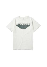RE:COVERED - T-Shirt Star Wars Retro Zoom mit coolem Star Wars-Print - Ecru