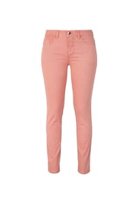 STOOKER® - FLORENZ COLOUR Damen 5-Pocket-Jeans lang - rose coral