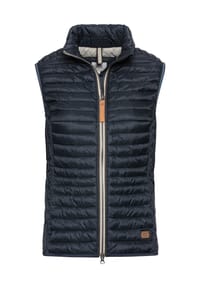 camel active - Steppweste aus recyceltem Polyamid - Dunkelblau