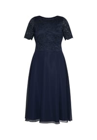 Vera Mont - Cocktailkleid mit Spitze - 8249 PARIS BLUE