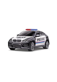 CARTRONIC - BMW X6 Police Car 1:24 - Schwarz Weiß