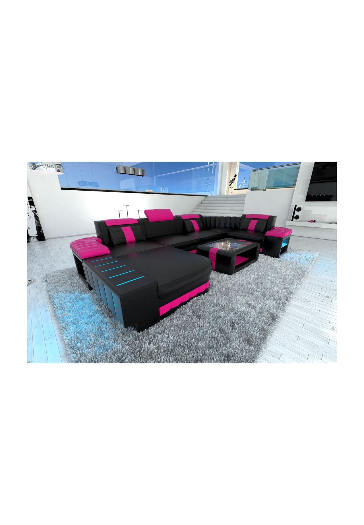 Wohnen Möbel Sofa Dreams Wohnlandschaft Leder Bellagio