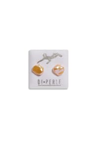 Adelia's - Damen Perlenschmuck 925 Silber Süsswasser Perlen Ohrstecker - naturfarbe