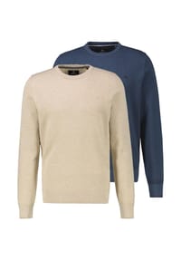 LERROS - Pullover 2er Pack Basic - Schwarz