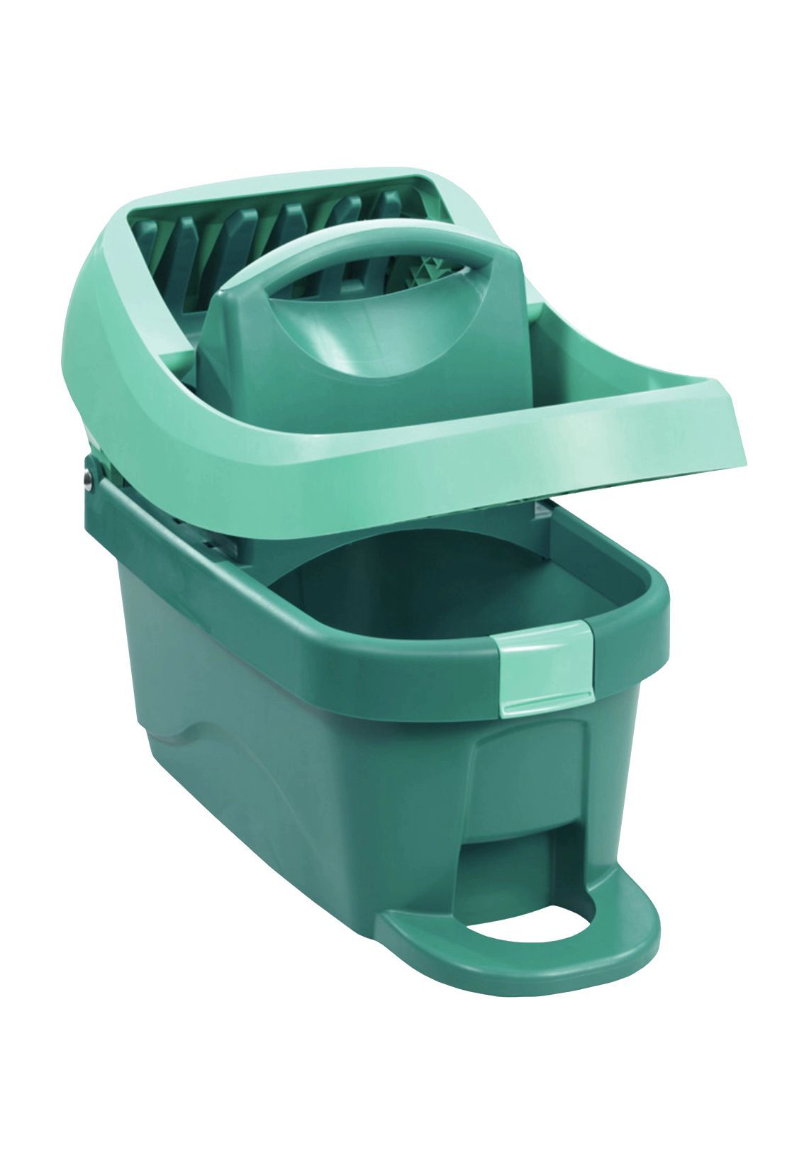 Leifheit Eimer Wischtuchpresse Profi XL mit Rollen und Tragegriff, mit Fußbedienung für rückenschonendes Putzen 8 Liter - Image 9