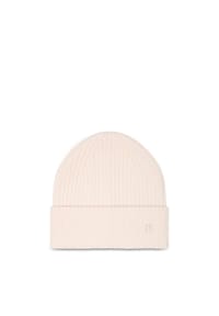 Calvin Klein - Strickmütze, Wollanteil, für Damen - GES BEIGE HEATHER