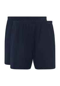 CALIDA - Prints Benefit Boxershorts, 2er-Pack, Baumwolle, für Herren - 758 DARK SEA