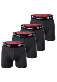 Champion® - Herren Boxershorts, 4er Pack - Baumwolle, Logobund, einfarbig - Blau/Marine