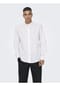 ONLY & SONS Freizeithemd, Leinenanteil, Slim-Fit, Stehkragen, für Herren Bild 13