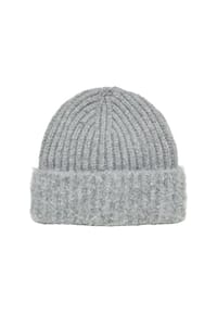 MANGUUN - Strickmütze Cortina, Umschlagbund, für Damen - BEIGE