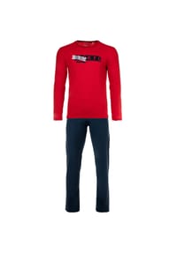 Sanetta - Jungen Schlafanzug Set 2-tlg. - lang, offen, Pyjama, Kinder, Teens, Baumwolle - Blau/Grau