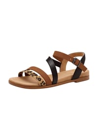 s.Oliver - Lederimitat Sandalen - Leopard