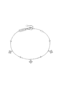 GIORGIO MARTELLO MILANO - Armband mit Behang, weiße Zirkonia, Silber 925 - weiß