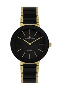 JACQUES LEMANS MONACO - Damenuhr "JL 42-7E" - schwarz/gold