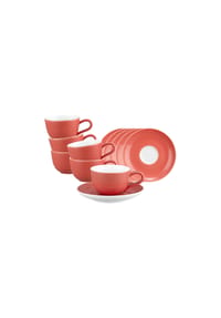 Seltmann Weiden Espressotasse mit Untertasse Liberty Pure Colors 90 ml 6er Set - LIBERTY PURE COLORS - beige