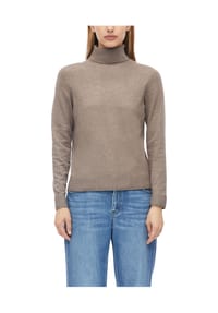 s.Oliver - Strickpullover, Rollkragen, für Damen - 80W0 BROWN