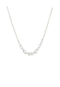 elli. - Halskette Gliederkette Oval Chain 925 Sterling Silber - Gold