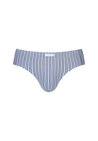 mey - Slip "RASPBERRY STRIPES", Komfortbund, für Herren - DREAM BLUE
