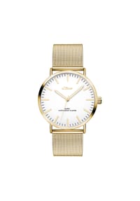 s.Oliver - Uhr - Classic Mesh Large - gold