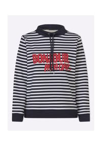 heine - Sweatshirt - ecru-marine-bedruckt