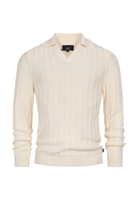 JEFF - Strickpullover JFTruman polo knit - Monk's Robe