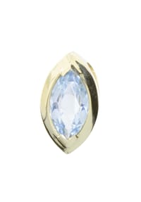 OSTSEE-SCHMUCK® - Anhänger , Gleiter-Ramona , Gold 333/000 - gold
