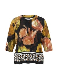 VIA APPIA -DUE- - Sweatshirt in Große Größen - schwarz multicolor