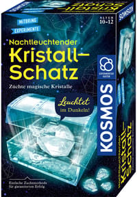 KOSMOS - Experimentierset Nachtleuchtender Kristall-Schatz - 