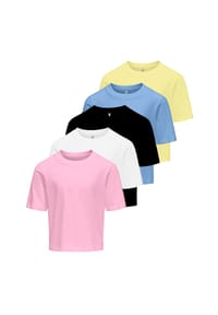 KIDSONLY - T-Shirt REX Kurzarmshirt  5er Pack - rosa