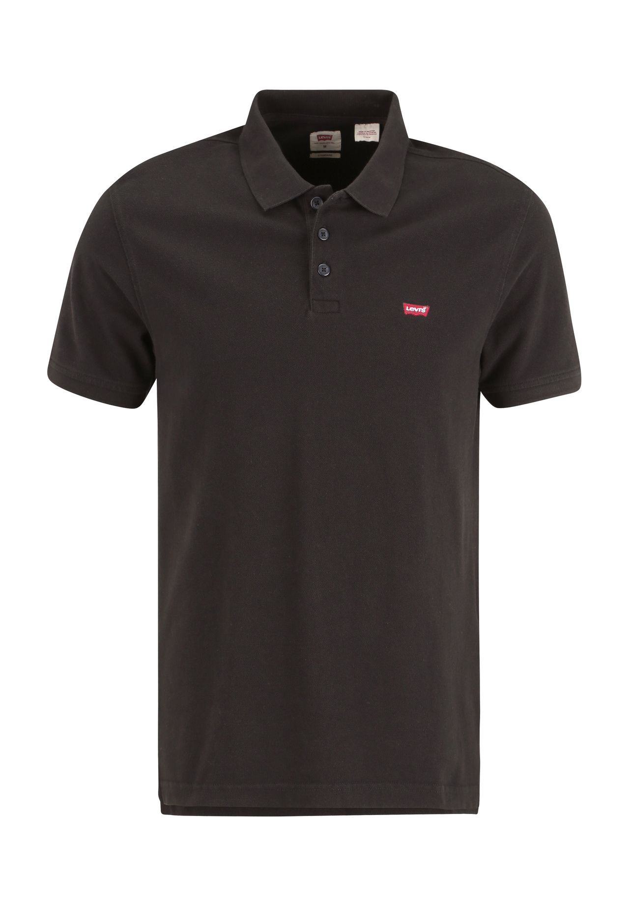 Levis Herren Schwarz Levi's Poloshirt - Housemark Polo, Baumwolle, Einfarbig, Größe Xl In - Bild 5