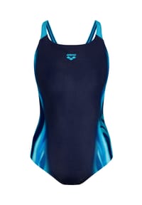 arena - Badeoberteil, überkreuzte Träger, für Damen - NAVY-TURQUOISE