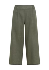 GALERIA - Leinenstoffhose Linni, Gummibund, für Damen - KHAKI